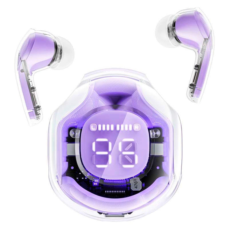 Audífonos Unno Tekno HS7508VT Bluetooth Colores TWS con Micrófono Morado