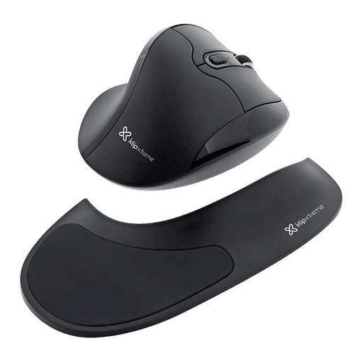 [KMW-750] Mouse Inalámbrico Klip Xtreme Flexor Óptico 1600DPI Negro