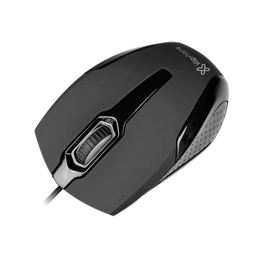 [KMO-120BK] Mouse Alámbrico Klip Xtreme Galet Óptico 1000DPI Negro