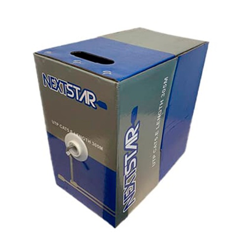 [71R375] Bobina Cable de Red NextStar Cat5E Interior 1000ft Gris