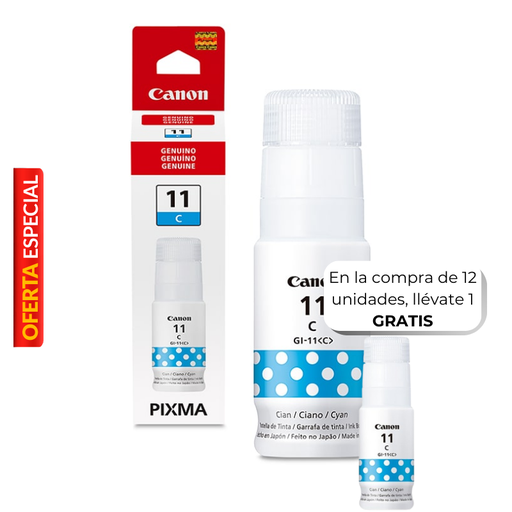 [4534C001AA] Botella de Tinta Canon GI-11 Cyan 70ml