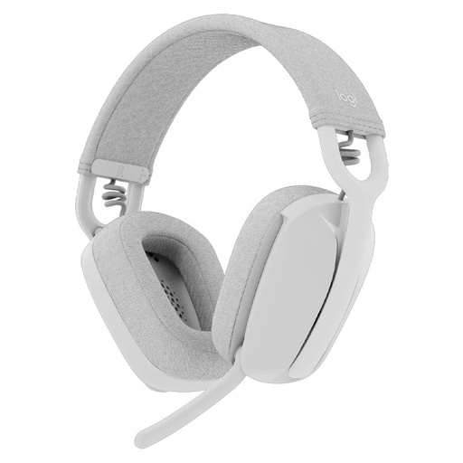 [981-001218] Audífonos tipo Headset Logitech ZONE VIBE 100 Inalámbricos con Micrófono Blanco