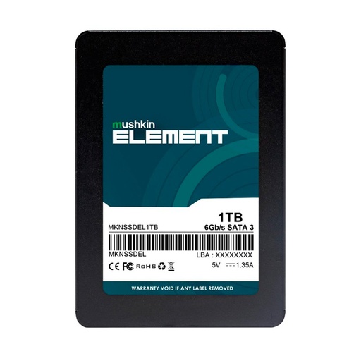 [MKNSSDEL1TB] Unidad SSD 2.5" 1TB Mushkin Element 500MB/s