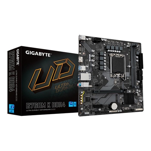 [B760M H DDR4] Motherboard Gigabyte B760M K LGA1700 12th, 13th y 14th Gen 2xDDR4 Micro-ATX