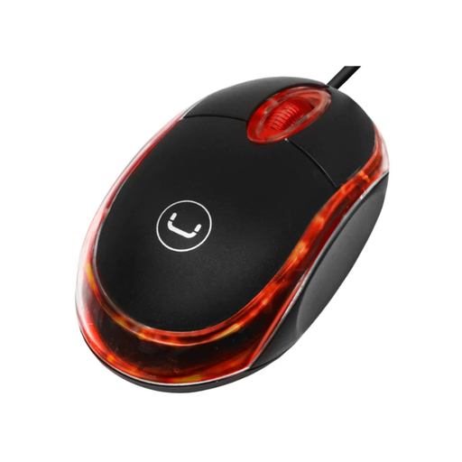 [MS6501BK] Mouse Alambrico UnnoTekno Trans 800DPI Negro